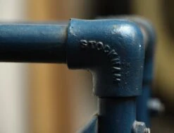 Blue Iron Cart On Wheels -OGT Sale Store n244201 04