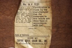 Wood & Black Vinyl Chair 14 Wood & Black Vinyl Chair -OGT Sale Store n245082 06