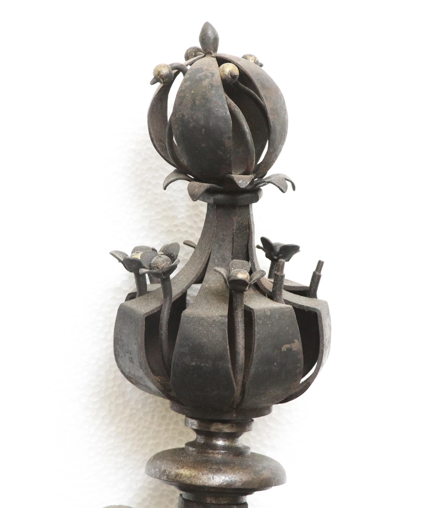 Fantastic Pair Of Wrought Iron Andirons 6 Fantastic Pair Of Wrought Iron Andirons - Image 4