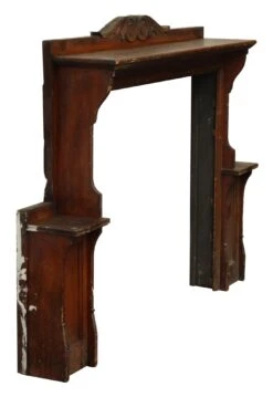 Over Mantel Frame With Side Shelves 12 Over Mantel Frame With Side Shelves -OGT Sale Store n245112 05