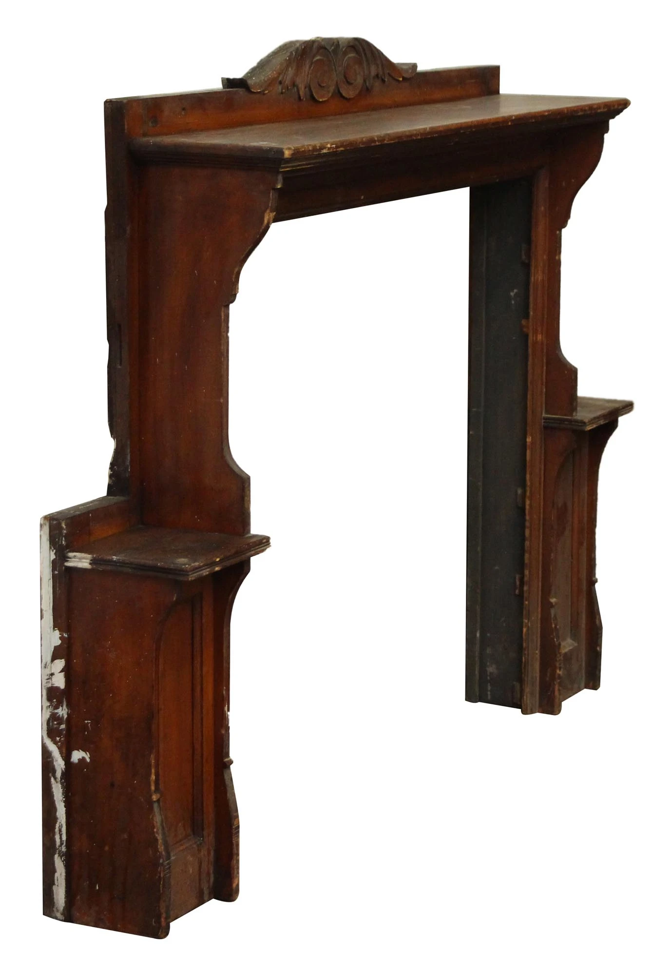 Over Mantel Frame With Side Shelves 7 Over Mantel Frame With Side Shelves - Image 5