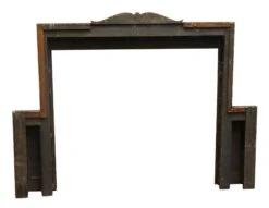 Over Mantel Frame With Side Shelves 13 Over Mantel Frame With Side Shelves -OGT Sale Store n245112 06