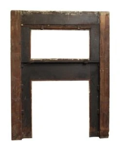 Reclaimed French Double Decker Wood Fireplace Mantel 11 Reclaimed French Double Decker Wood Fireplace Mantel -OGT Sale Store n245148 05