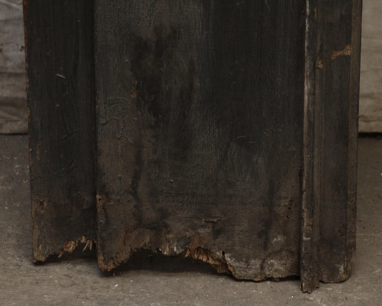 Antique Victorian Dark Wood Fireplace Mantel 8 Antique Victorian Dark Wood Fireplace Mantel - Image 6