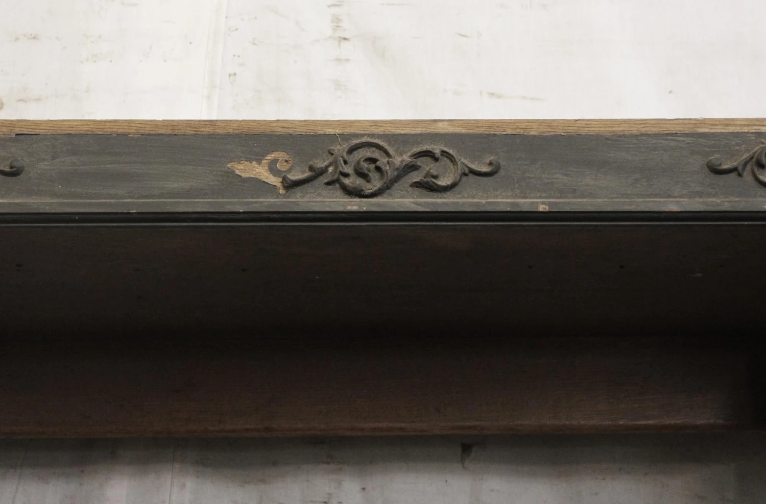 Antique Victorian Dark Wood Fireplace Mantel 9 Antique Victorian Dark Wood Fireplace Mantel - Image 7