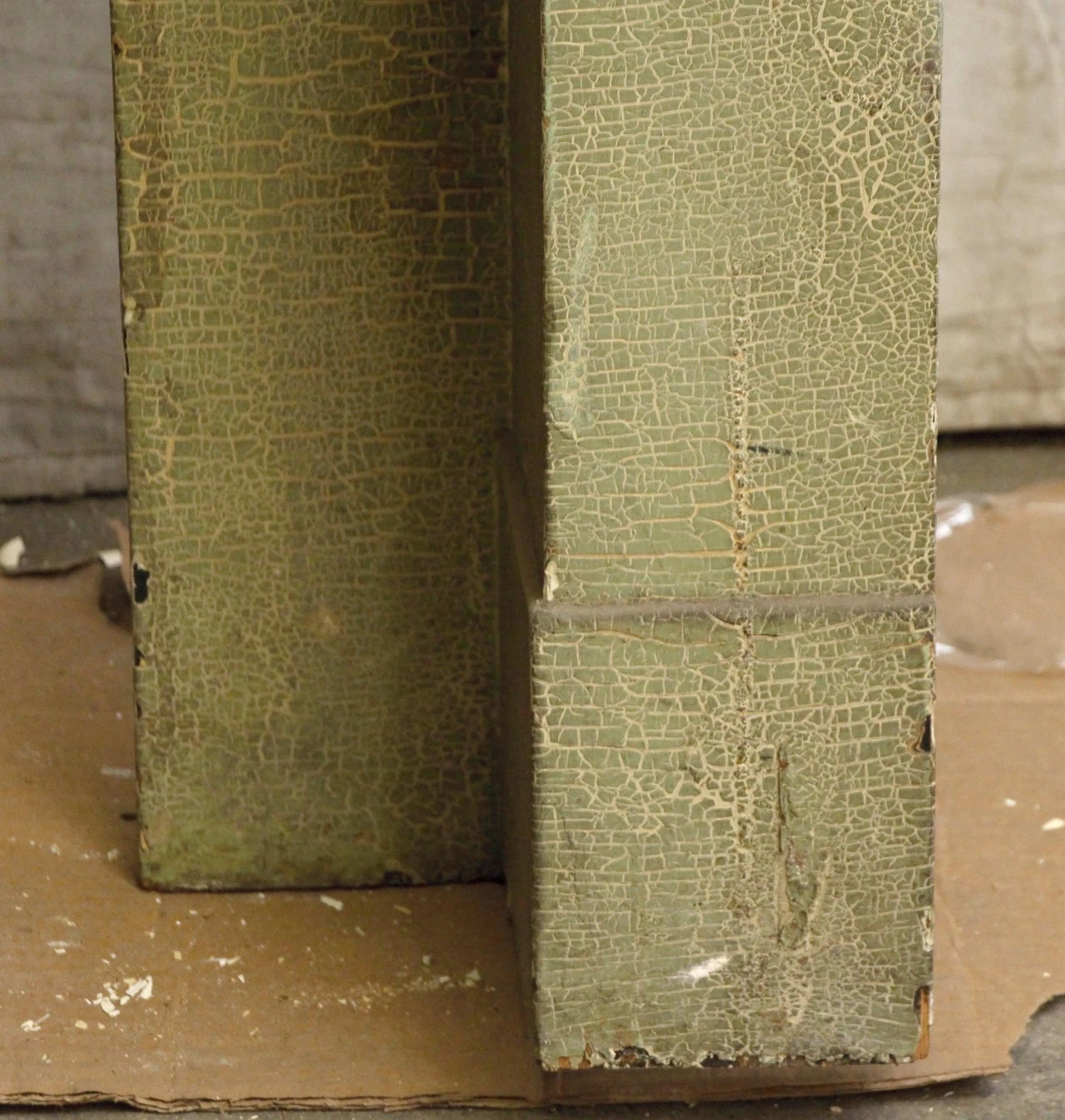 Antique 6 Ft. Tall Wood Classic Mantel With Cubby 8 Antique 6 Ft. Tall Wood Classic Mantel With Cubby - Image 6