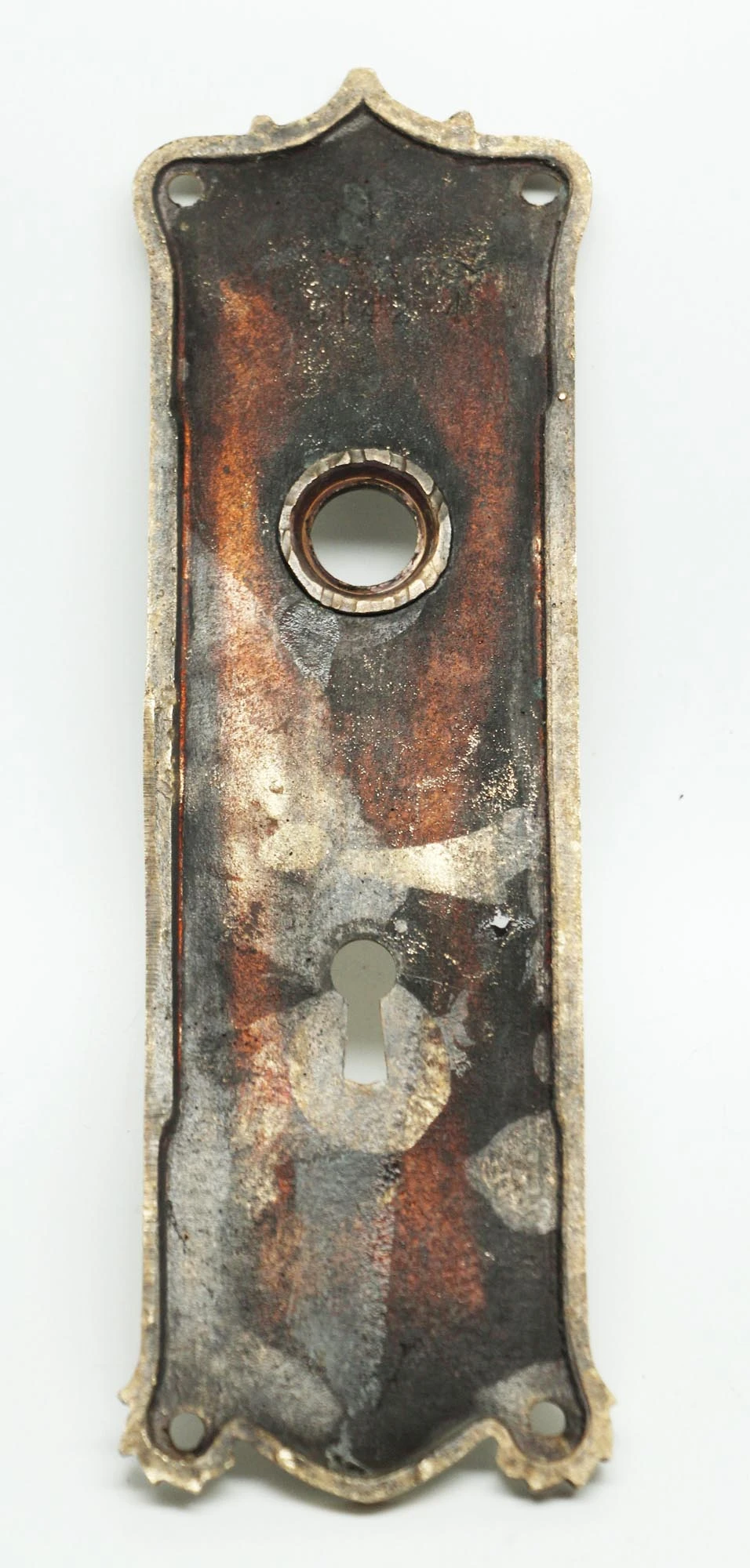 Pair Of Bronze 7.125 In. Door Plates 6 Pair Of Bronze 7.125 In. Door Plates - Image 4