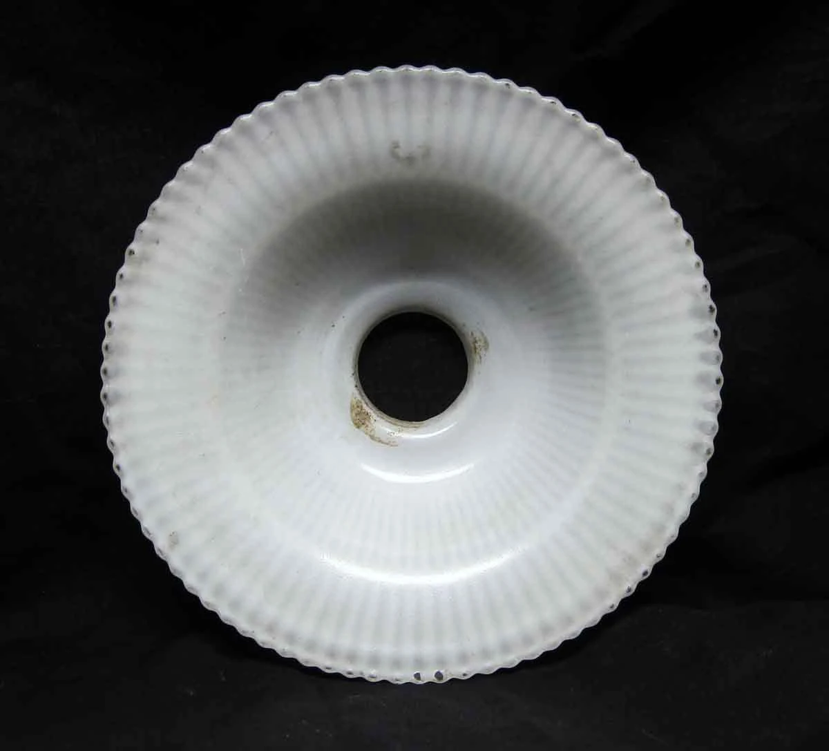 Custom 1950s Frosted 7.5 In. Holophane Pendant Light 6 Custom 1950s Frosted 7.5 In. Holophane Pendant Light - Image 4