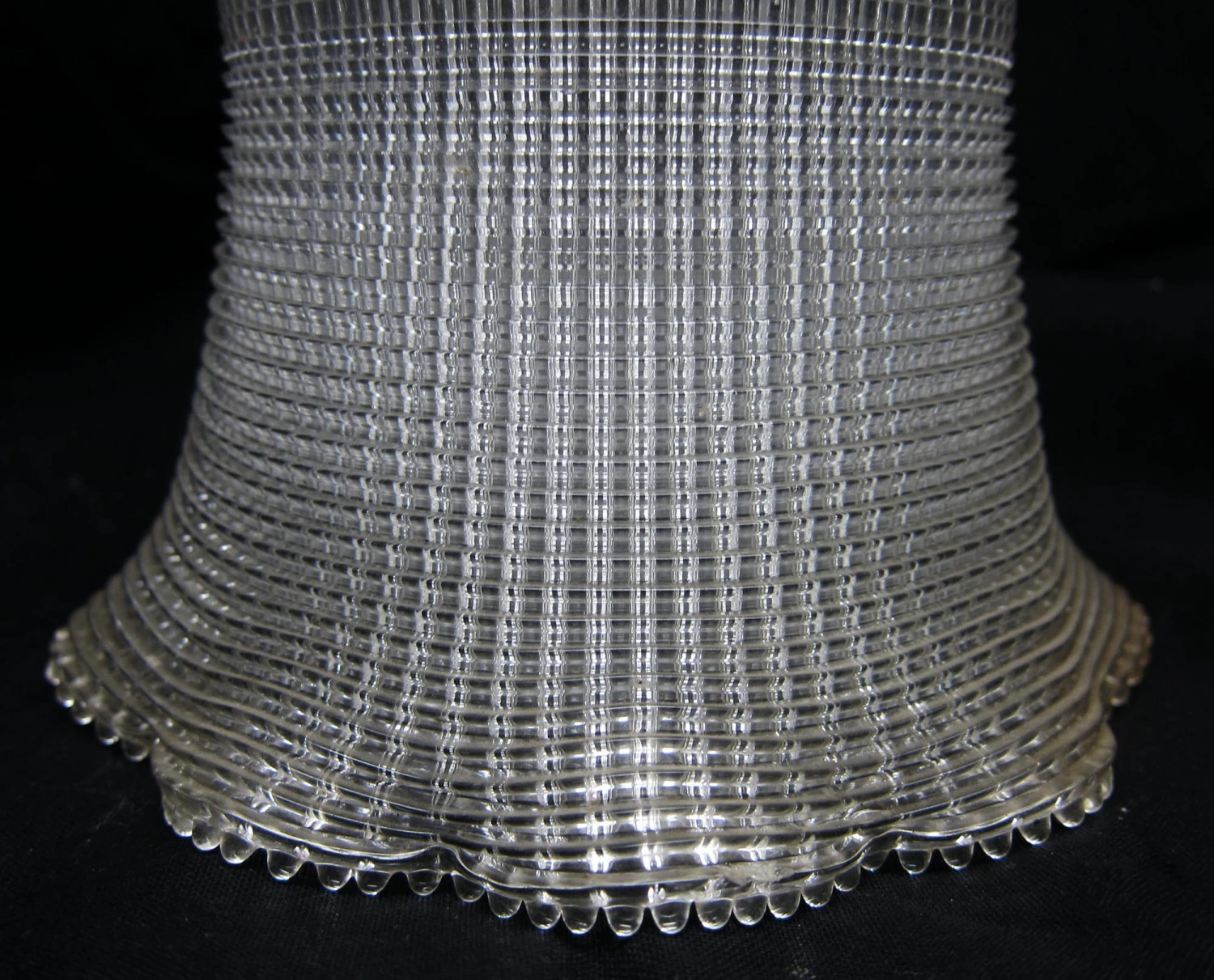 Rare Antique Glass 5.875 In. Holophane Replacement Shade 6 Rare Antique Glass 5.875 In. Holophane Replacement Shade - Image 4