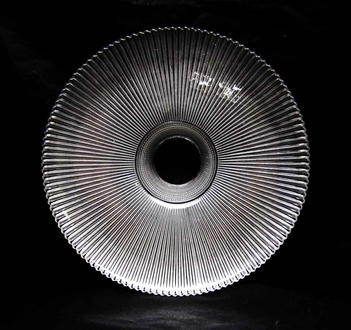 Custom Antique Clear 8.75 In. Holophane Pendant Light 6 Custom Antique Clear 8.75 In. Holophane Pendant Light - Image 4