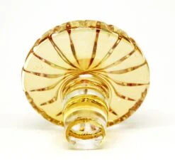 Vintage Clear Orange Glass Stopper -OGT Sale Store n247087 04