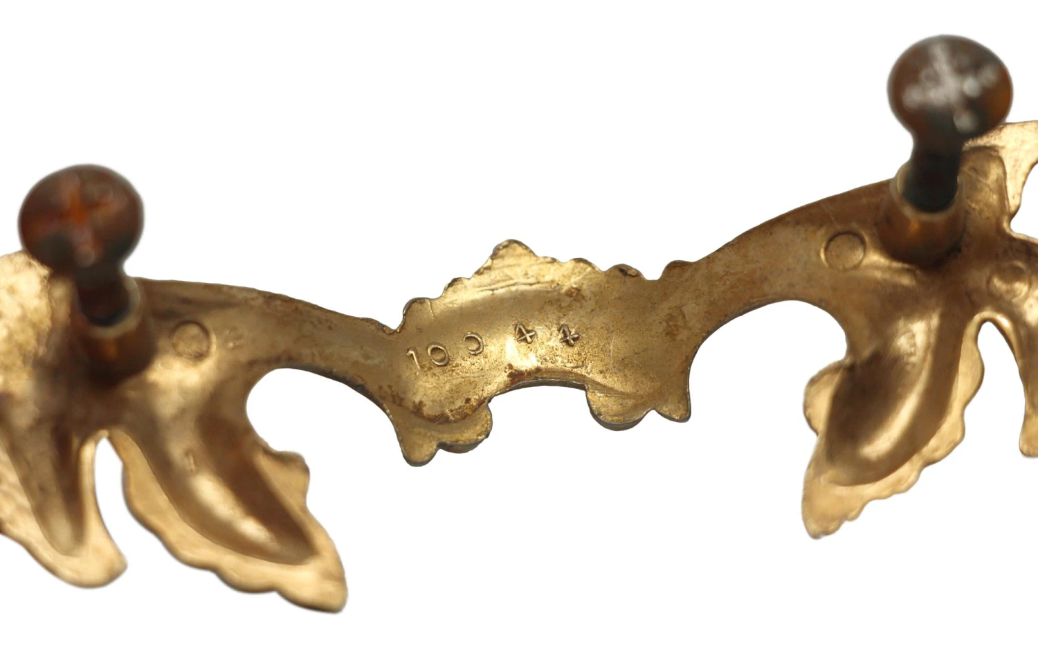 French Brass Bridge Dresser Pull 9 French Brass Bridge Dresser Pull - Image 7