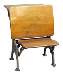 Antique Childs School Row Desk & Chair Combo 12 Antique Childs School Row Desk & Chair Combo -OGT Sale Store n247234 05