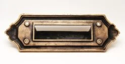 Polished Bronze Decorative Letter Slot 11 Polished Bronze Decorative Letter Slot -OGT Sale Store n247291 05