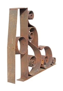 Wrought Iron Scrolled Sign Bracket 9 Wrought Iron Scrolled Sign Bracket -OGT Sale Store n247359 04