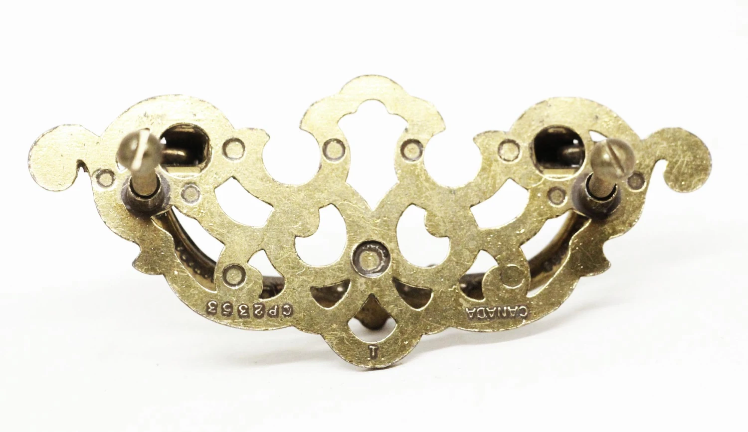 Traditional Polished Brass Bail Drawer Pull 7 Traditional Polished Brass Bail Drawer Pull - Image 5