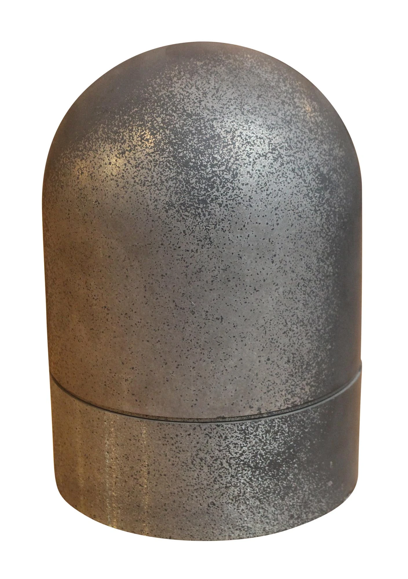 Industrial Aluminum & Milk Glass Passage Ceiling Light 6 Industrial Aluminum & Milk Glass Passage Ceiling Light - Image 4