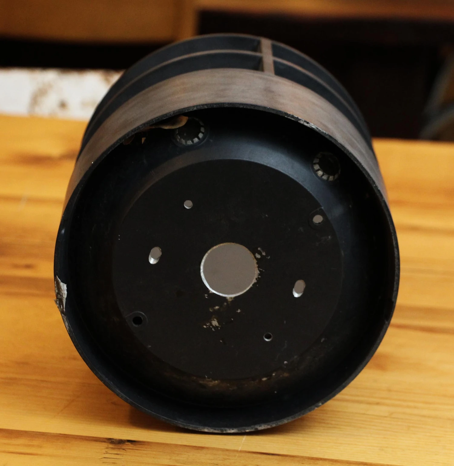 Industrial Aluminum & Milk Glass Passage Ceiling Light 8 Industrial Aluminum & Milk Glass Passage Ceiling Light - Image 6