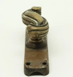 Antique Swirl Bolt Knob With Back Plate 13 Antique Swirl Bolt Knob With Back Plate -OGT Sale Store n248176 04
