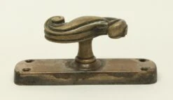 Antique Swirl Bolt Knob With Back Plate 14 Antique Swirl Bolt Knob With Back Plate -OGT Sale Store n248176 05