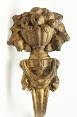 Set Of Antique French Gilded Floral Curtain Tie Backs 12 Set Of Antique French Gilded Floral Curtain Tie Backs -OGT Sale Store n248907 04