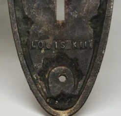 Antique 7.125 In. Bronze Louis XII Door Plate 12 Antique 7.125 In. Bronze Louis XII Door Plate -OGT Sale Store n248963 05