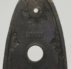 Antique 7.125 In. Bronze Louis XII Door Plate 13 Antique 7.125 In. Bronze Louis XII Door Plate -OGT Sale Store n248963 06