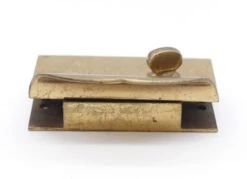 Vintage Brass Cabinet Lock Set With Strike Plate -OGT Sale Store n248990 06