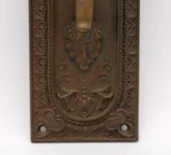 Pair Of Antique 18 In. Neoclassical Copper Entry Bronze Door Pulls 15 Pair Of Antique 18 In. Neoclassical Copper Entry Bronze Door Pulls -OGT Sale Store n249047 05