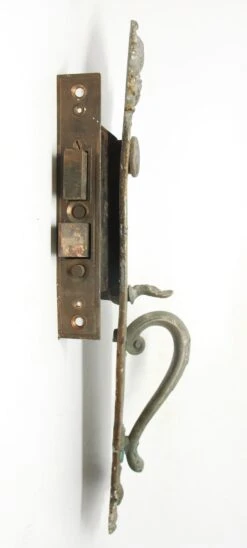 Victorian 18 In. Bronze Yale & Towne Pulls With Lock 21 Victorian 18 In. Bronze Yale & Towne Pulls With Lock -OGT Sale Store n249048 05