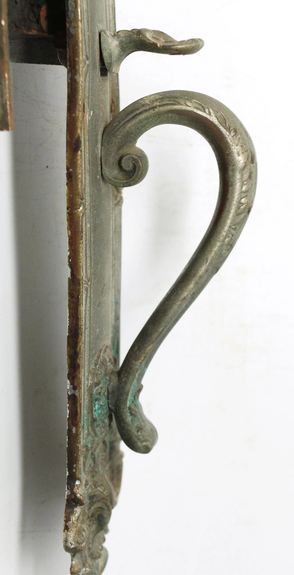 Victorian 18 In. Bronze Yale & Towne Pulls With Lock 8 Victorian 18 In. Bronze Yale & Towne Pulls With Lock - Image 6