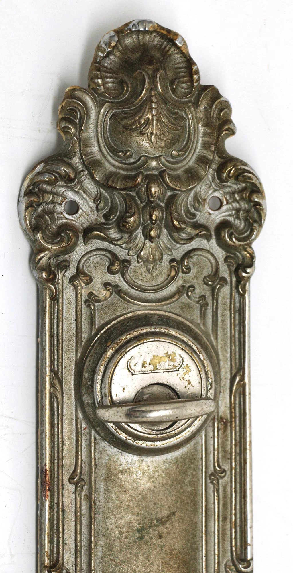 Victorian 18 In. Bronze Yale & Towne Pulls With Lock 12 Victorian 18 In. Bronze Yale & Towne Pulls With Lock - Image 10