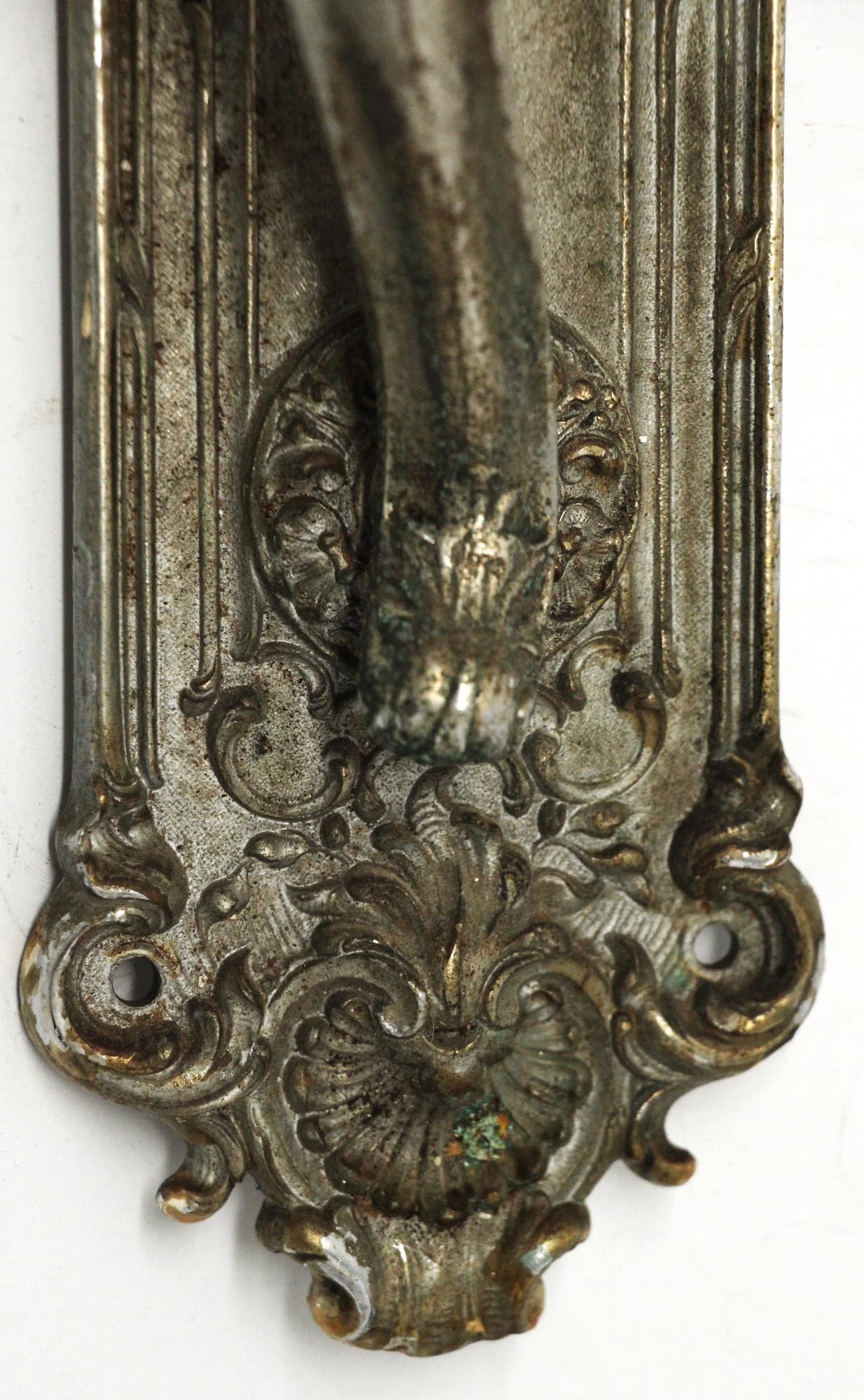 Victorian 18 In. Bronze Yale & Towne Pulls With Lock 14 Victorian 18 In. Bronze Yale & Towne Pulls With Lock - Image 12