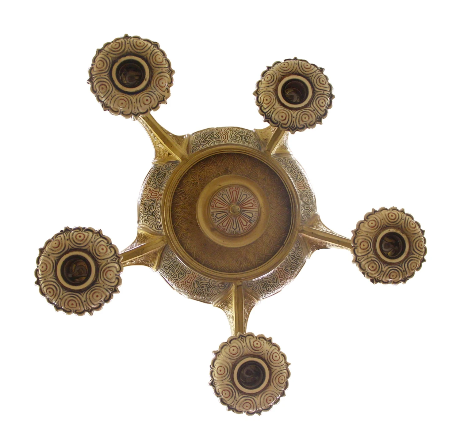 Empire Style 5 Down Light Chandelier 12 Empire Style 5 Down Light Chandelier - Image 10