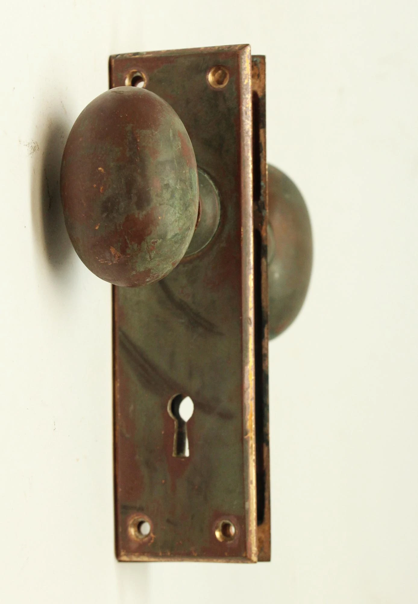 Antique Bronze Oval Heavy Knob Set 6 Antique Bronze Oval Heavy Knob Set - Image 4