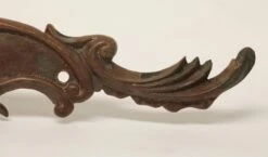Antique Floral French Bronze 12.75 In. Door Plate -OGT Sale Store n251556 04