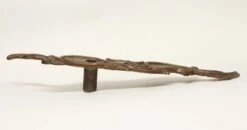 Antique Floral French Bronze 12.75 In. Door Plate -OGT Sale Store n251556 05