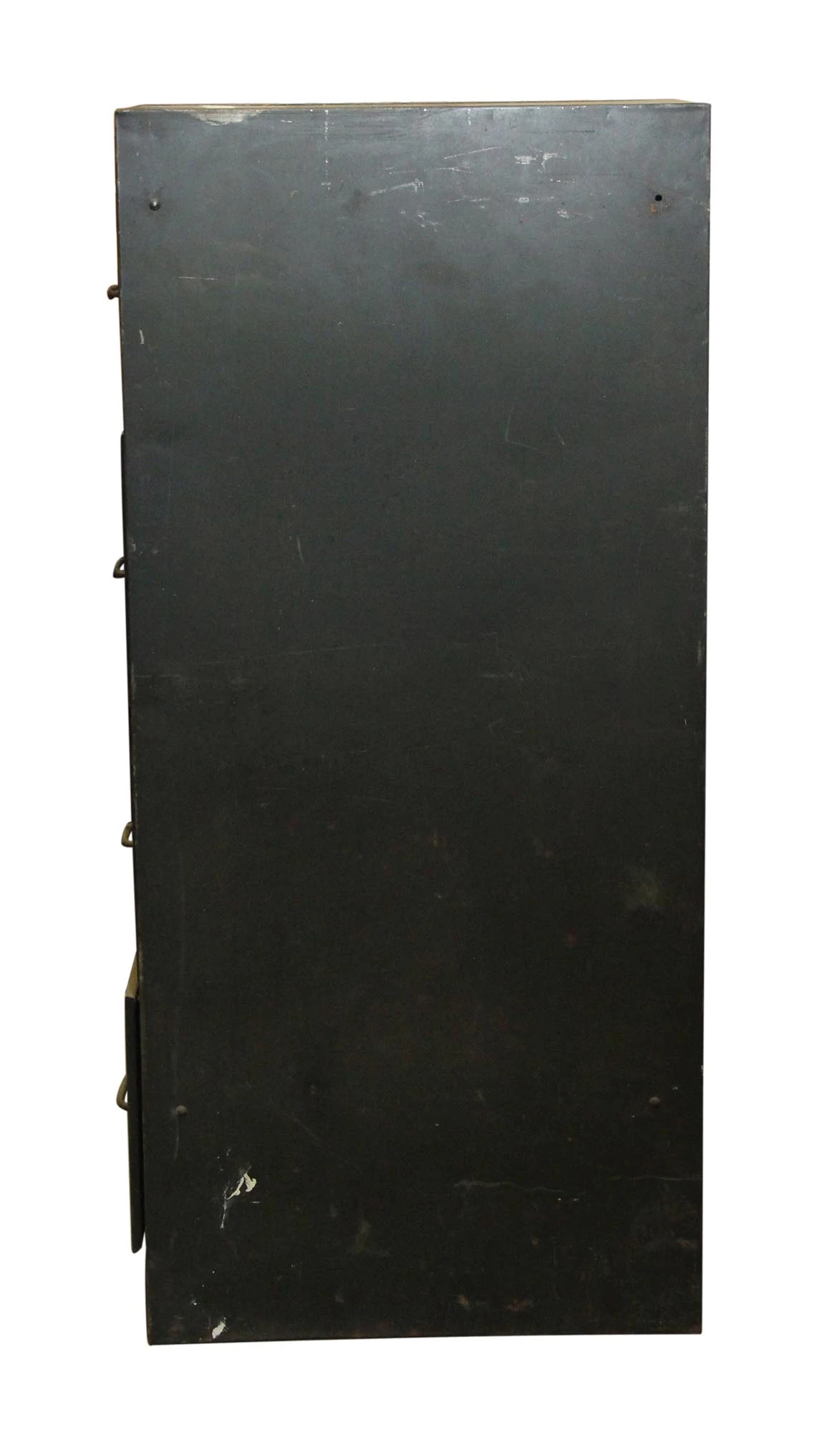 Reclaimed Four Drawer Metal Green Filing Cabinet 7 Reclaimed Four Drawer Metal Green Filing Cabinet - Image 5