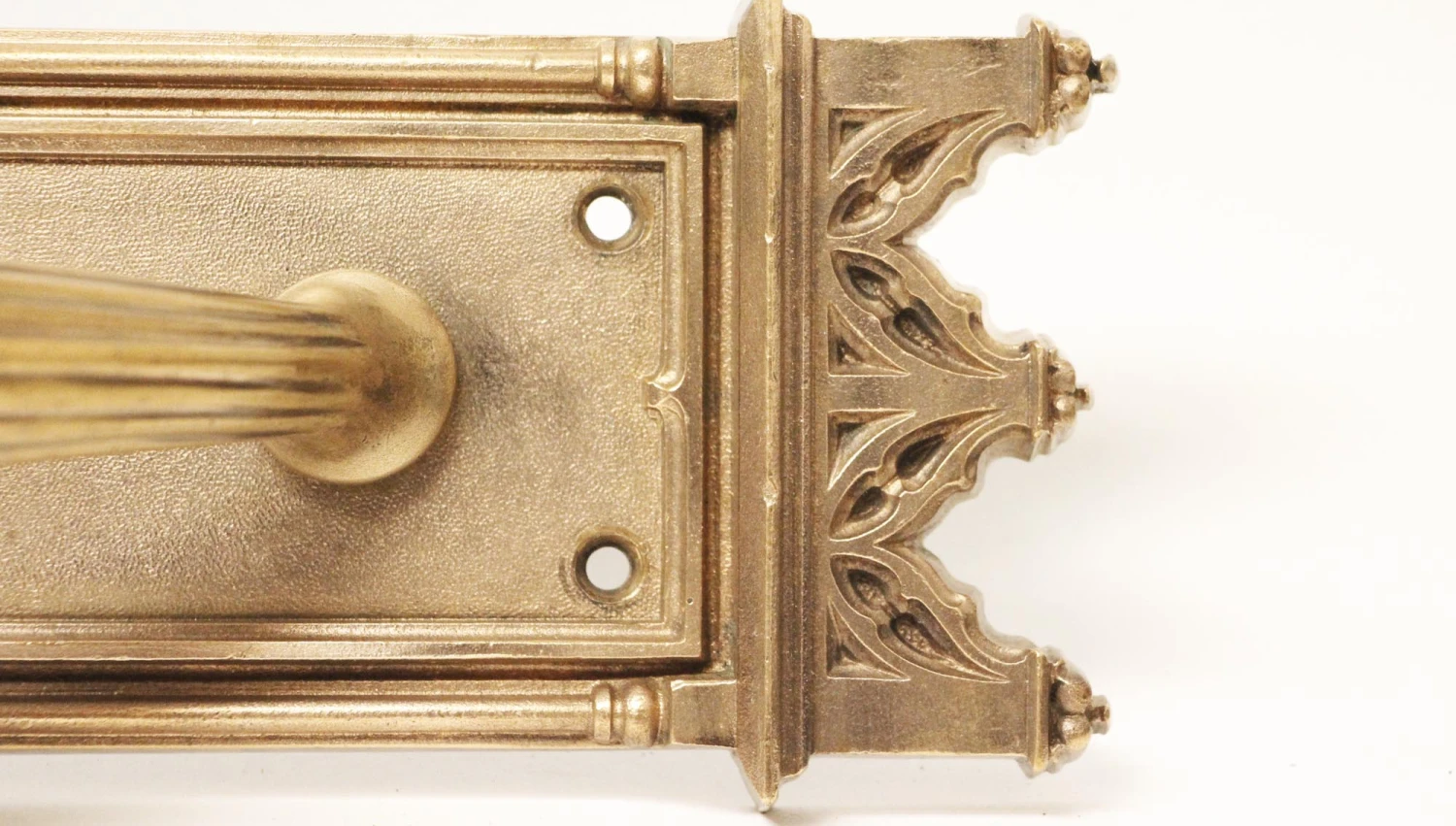 Antique Gothic 19 In. Bronze Entry Door Handle Pull 6 Antique Gothic 19 In. Bronze Entry Door Handle Pull - Image 4