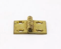 Set Of 10 Brass Finish 0.875 X 0.875 Cabinet Butt Hinges 10 Set Of 10 Brass Finish 0.875 X 0.875 Cabinet Butt Hinges -OGT Sale Store n253879 04