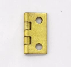 Set Of 10 Brass Finish 0.875 X 0.875 Cabinet Butt Hinges 11 Set Of 10 Brass Finish 0.875 X 0.875 Cabinet Butt Hinges -OGT Sale Store n253879 05