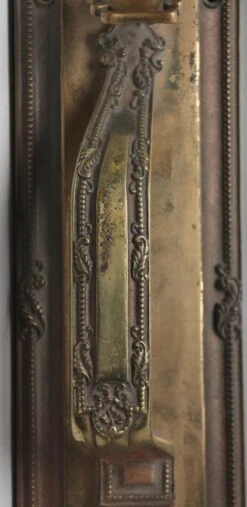 Antique Victorian Right Hand 24.25 In. Brass Entry Pull 11 Antique Victorian Right Hand 24.25 In. Brass Entry Pull -OGT Sale Store n253883 04