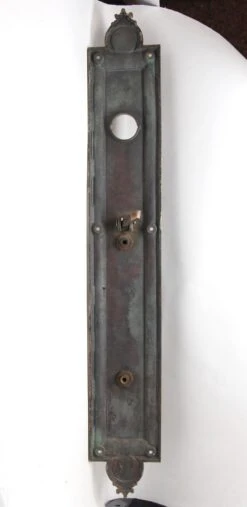 Antique Victorian Right Hand 24.25 In. Brass Entry Pull 13 Antique Victorian Right Hand 24.25 In. Brass Entry Pull -OGT Sale Store n253883 06