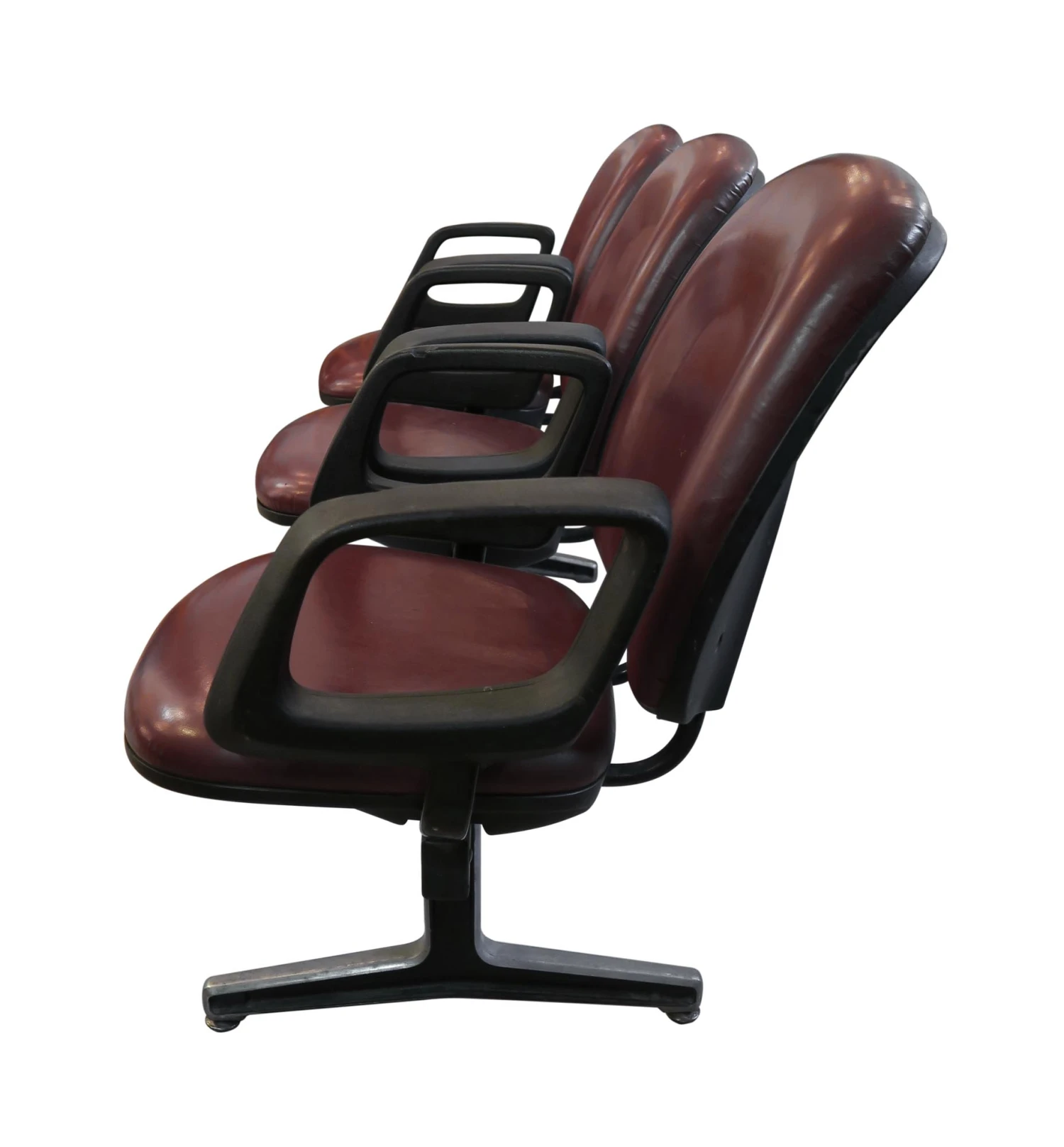 3 Seat Modern Red Commercial Seating Unit 8 3 Seat Modern Red Commercial Seating Unit - Image 6