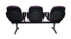 3 Seat Modern Red Commercial Seating Unit 15 3 Seat Modern Red Commercial Seating Unit -OGT Sale Store n253983 07