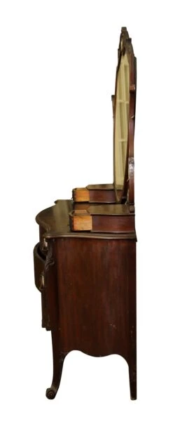 Queen Anne Mahogany Vanity Dresser 27 Queen Anne Mahogany Vanity Dresser -OGT Sale Store n254408 12