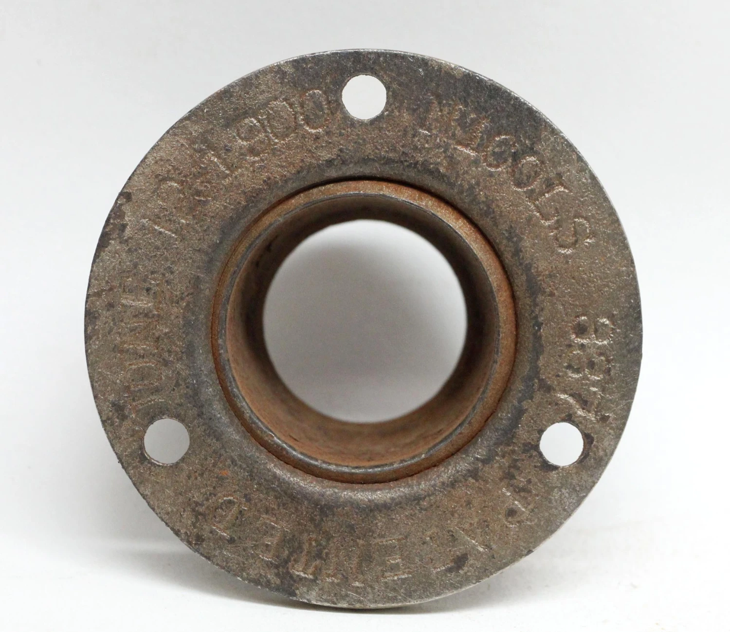 Large Antique Ornate Steel Rosette 6 Large Antique Ornate Steel Rosette - Image 4