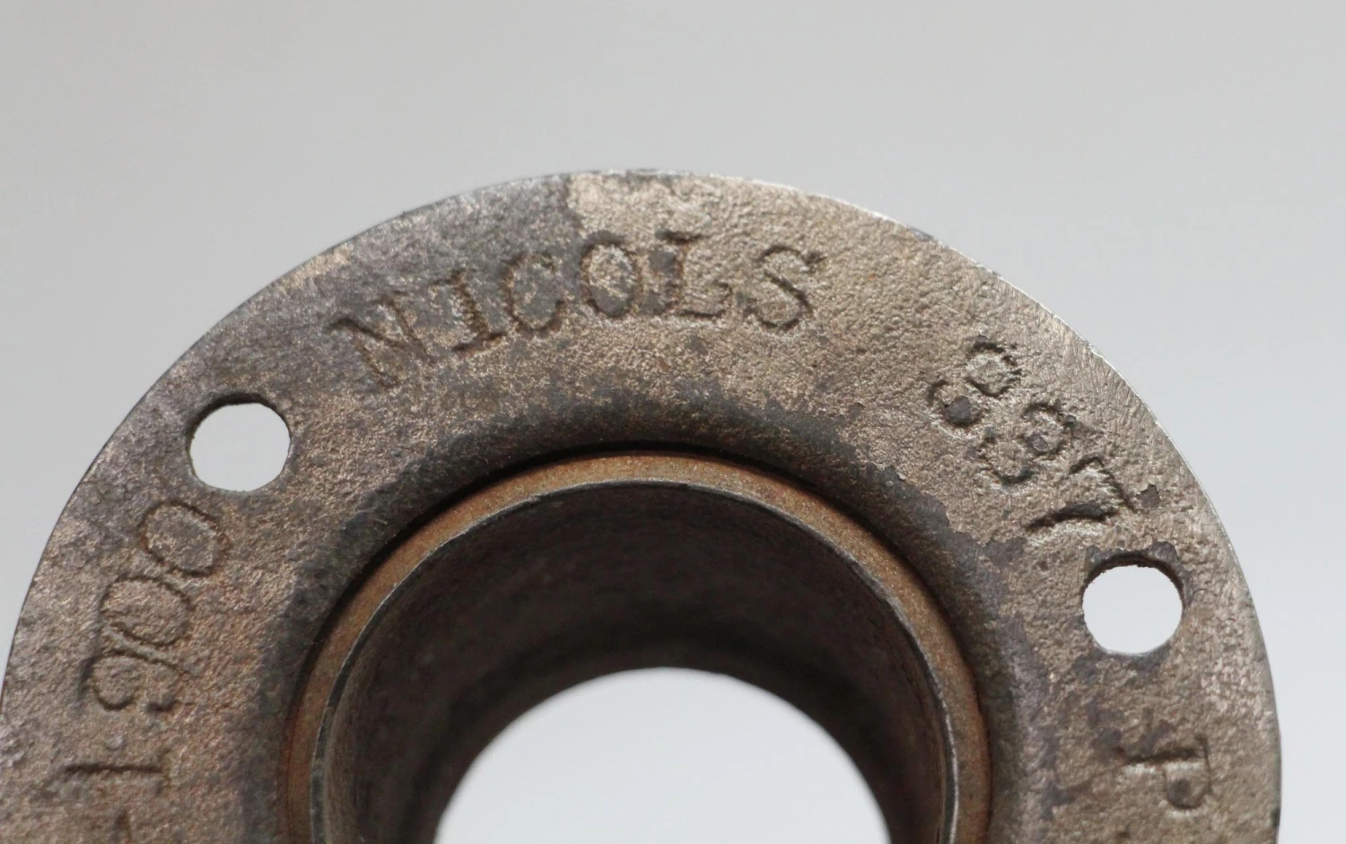 Large Antique Ornate Steel Rosette 7 Large Antique Ornate Steel Rosette - Image 5