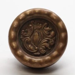 Antique 1890s Rococo Bronze Reading Entry Door Knob -OGT Sale Store n255537 05