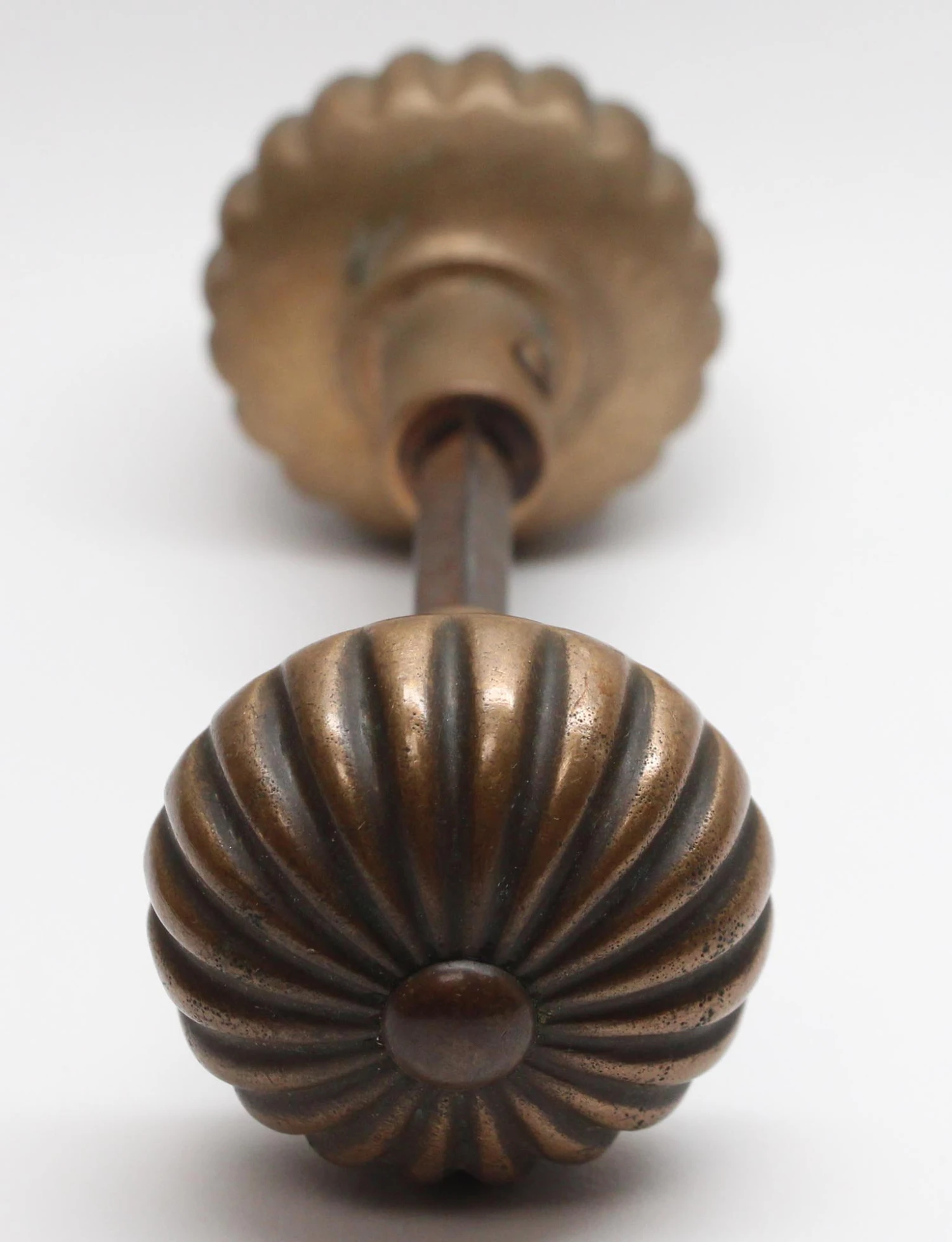 Fluted Cast Bronze Door Knobs 7 Fluted Cast Bronze Door Knobs - Image 5